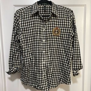 Ralph Lauren Black and White Plaid